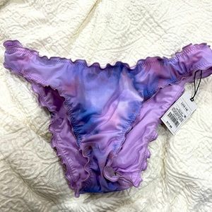 Light purple tie-dye bikini bottoms from target